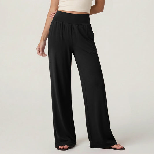 ESOFT Wide Leg Lounge After-Work Pants, Women High-Waisted Casual Yoga Pants with Pockets